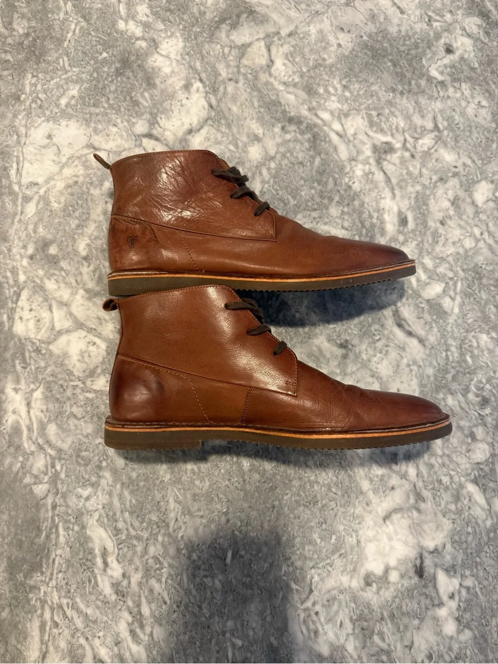 Frye - Men's Brown Leather Chukka Boots - Men’s Size 9.5